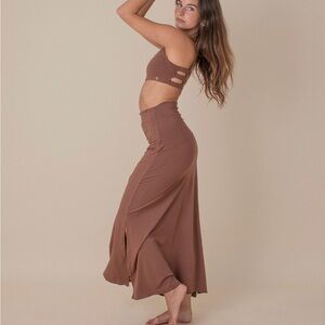 Indigo Luna Agni Skirt Chocolate Brown